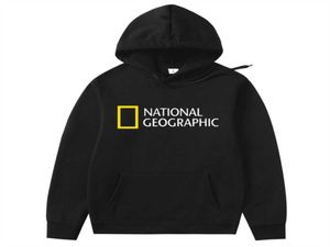 National Geográfica Hoodies Survey Expedition Scholar Top Hoodie Mens Fashion Ropa de gran tamaño Sweinshirt H055593391