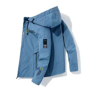 Chaqueta National Geographic para hombre 2021, transpirable, impermeable, a prueba de viento, con capucha, cortavientos, para acampar al aire libre, senderismo, traje de aventura H1112