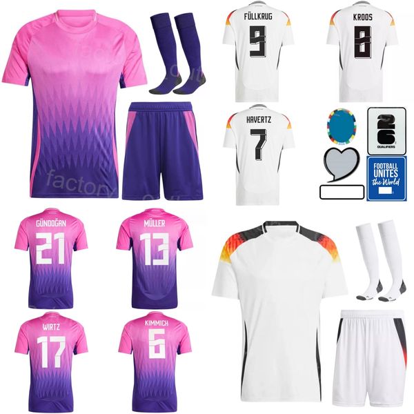 Equipo Nacional 15 Jerseys Sule Soccer Men Youth 8 Kroos 6 Kimmich 10 Musiala 20 Henrichs 11 Werner 18 Goretzka 1 Neuer Gosens Sane Football Shirt Kits Euro Cup 24 25 Deguo