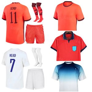 Équipe nationale Hommes Enfants Soccer Jerseys 2022 Qatar 20 Harry Kane 18 Phil Foden 19 Mason Mount 7 Raheem Sterling 4 Declan Rice Marcus Rashford Kits de chemise de football YingGuo