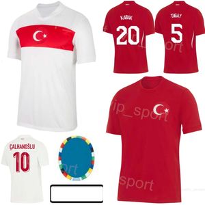 Équipe nationale Soccer Turquie Chevauchers 24-25 Euro Cup Calhanoglu Yildiz Muldur Guler Akgun Yuksek Kokcu Demiral Soyuncu sous Kabak Tugay Football Shirt Kits