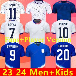 Équipe nationale US 20 Balogun Soccer Jerseys Man 24-25 Copa America 23 Acosta 2 Yedlin 8 McKennie 21 Weah Zimmerman Robinson Reyna United States Kits Kits Kits Kits