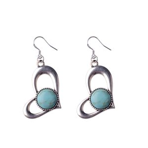 Boucles d'oreilles pendantes en alliage de pierres précieuses naturelles, améthyste, Aventurine verte, poudre de cristal, cadeau de saint-valentin pour femmes