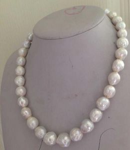 Natuurlijke 12mm Australian South Seas Kasumi White Pearl Necklace