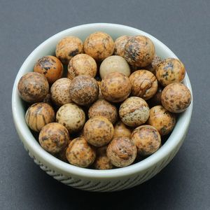 Boule naturelle non poreuse de 8/10/16/18/20mm, sans trous, image de chakra non percée, jaspe, collection de sphères de pierres précieuses, guérison Reiki, décor, boules de pierre, perles