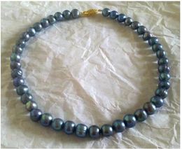 Natural 910mm AAA tahitiano negro collar de perlas 18 joyería fina Fabricación de joyas 240106