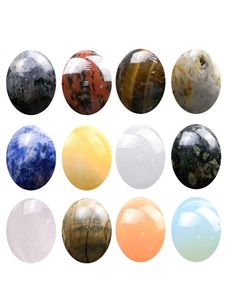 Naturel toutes sortes de matériaux 25mm boule de cristal Quartz sphère Arts Chakra guérison Reiki Quartz pierre famille décorée 7741729