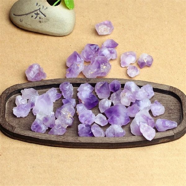 Racimo de amatista Natural, amatista, flor rota, piedra Original, expansión de aromaterapia, joyería DIY, colgante de energía, adorno para acuario