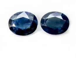Piedras preciosas sueltas de zafiro azul Natural para la fabricación de joyas, piedras preciosas DIY de alta calidad
