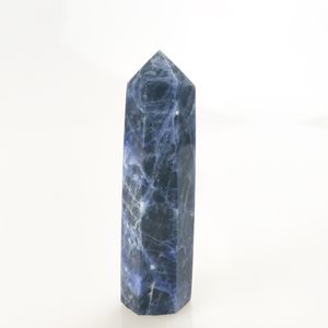 Natural Blue Stone Quartz Gemstone Point Reiki Healing 704 V2