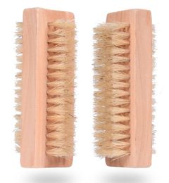 Natuurlijke zwijn borstel houten nagelborstel voet schone borstel carrosseriemassage scrubber make -upgereedschap EWF33312036065