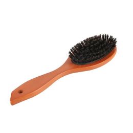 Bristle Natural Bristle Massage des cheveux Masage Peigne Antistatiques Hair Paddle Brush Beech Handle Great Hair Brush Brush Peigt Styling Tool Massage Pouigr