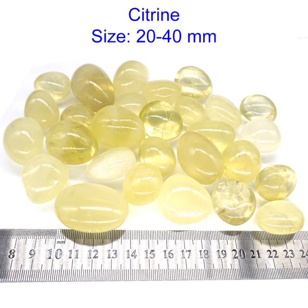 Citrine naturel Round guérison Crystal Quartz Matériau spécimen de matériaux Collectibles Stone en gros en gros