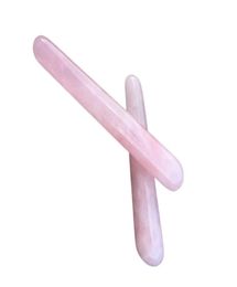 Crystal clair en baguette claire rose quartz berc