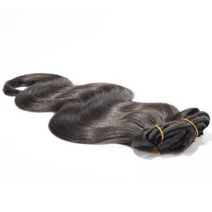 Natuurlijke Kleur Peruaanse Virgin 22clips 120G Body Wave Clip in Hair Extensions Mongolian Hair Soft Touch No Tangle Cuticle Signed