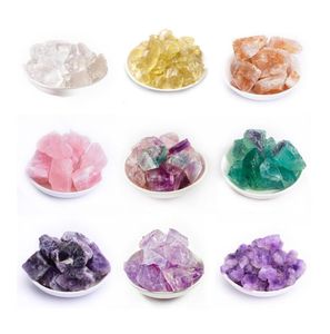 Crystal Gravel Mineral spécimen de décoration rugue