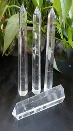 Cristal naturel grande tour de Quartz clair Point de Quartz baguette d'obélisque en cristal clair guérison 1512773