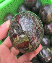 Dragon Natural Blood Jasper Sphère de pierres précieuses guérison Quartz Crystal Polished Ball Mineral Stones for Home Decoration9696633