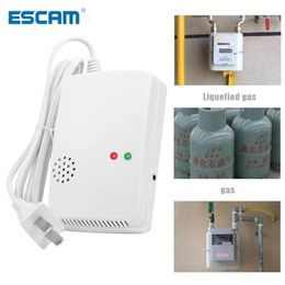 Alarma sensible al gas natural, detector de gas independiente, sensor para colgar en la pared a 1 m del tablero del techo