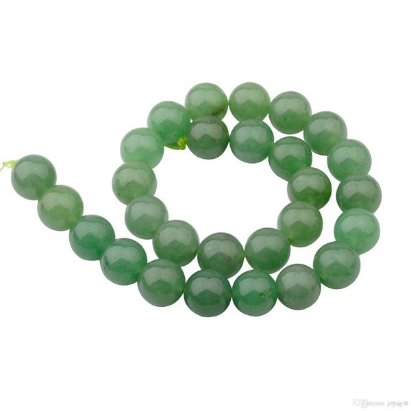 Gemstone naturel cristal 14mm aventurine perles rondes pour bricolage fabrication de charme bijoux collier bracelet lâche 28pcs perles de pierre pour grossales
