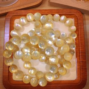 Bracelet en cristal de Quartz Kunzite lépidolite or naturel Flash femme hommes perles rondes claires bijoux 10mm 11mm 12mm 1m AAAAAA240115