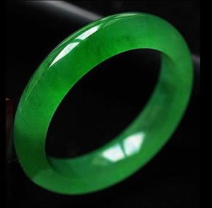 Bracelet de jade naturel vert naturel authentique Highen Birma Green Jade Special Offre 5300305