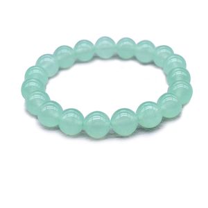 Natuurlijke Groen Rood Paars Chalcedony Steen Armbanden voor Vrouwen Bead Armband Charm Yoga Mala Healing Reiki Sieraden 4 6 8 10 12mm