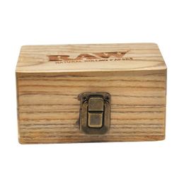 Natuurlijke Handgemaakte Houten Stash Rolling Case Handroller Box Hout Tabak Sigaret Herb Roll Opbergdoos Smoking Pijp Accessoires 100