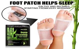 Patches de pie de desintoxicación de hierbas naturales Tratamiento de almohadillas de limpieza profunda de los pies del cuerpo Alivio de la salud del cuerpo Ayuda a dormir3152709