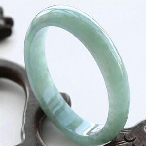 Bracelet en jade naturel, la largeur est d'environ 12 mm-15 mm et le diamètre de 54 mm-60 mm 265K