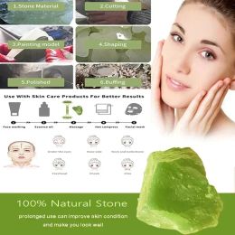 Masseur de visage de jade naturel Gua Sha Face Stone Guasha Masaje Facial Board Acupoint Eye Care Spa Masseur Massage Massage Visage