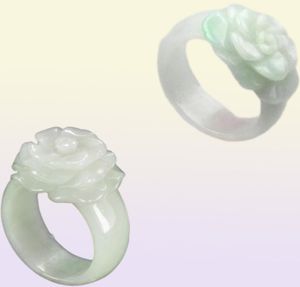 Anello per amanti dei gioielli in giada naturale, anello boutique in giada rosa, gioielli in giada 8211759