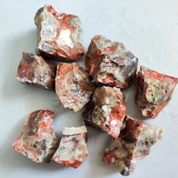 Lily Agate Natural Crystal Stone Cristaux bruts irréguliers Reiki guérison Stone Quartz Ore Ore Mineral Ornaments Rock Spécimen