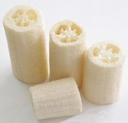 Esponja de ducha corporal de baño de esponja vegetal Natural, esponja exfoliante, cepillo de limpieza corporal, almohadilla Luffa Cut8342557