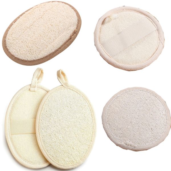 Esponja de ducha de baño de esponja vegetal Natural, depurador corporal, almohadilla de lavado exfoliante, accesorios de baño