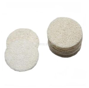 Natuurlijke Loofah Facial Pads Loofah Disc Make-up Verwijderen Exfoliating Face Loofah Pad Small Size Luffa Loofa GD449