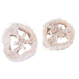 Natuurlijke loofah loofah plakjes handgemaakte diy loofah zeep gereedschap schonere spons scrubber facial zeep