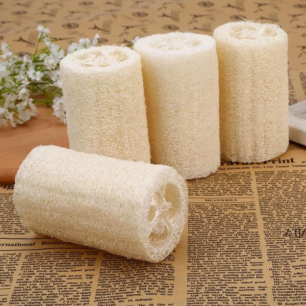 Naturel Loofah Luffa Éponge avec Loofah Pour Le Corps Enlevez La Peau Morte Et L'outil De Cuisine Brosses De Bain Massage Serviette De Bain RRB12958