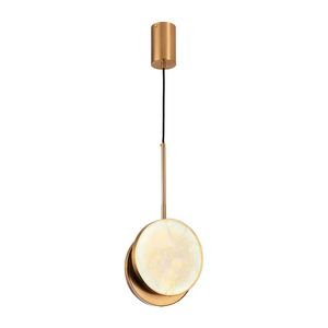 Natuurlijke Marble LED Hanglamp voor Restaurant Bar Coffee Shop Interior Decor Nordic Simple Luxury Slaapkamer Koper Kleine Hanglampen