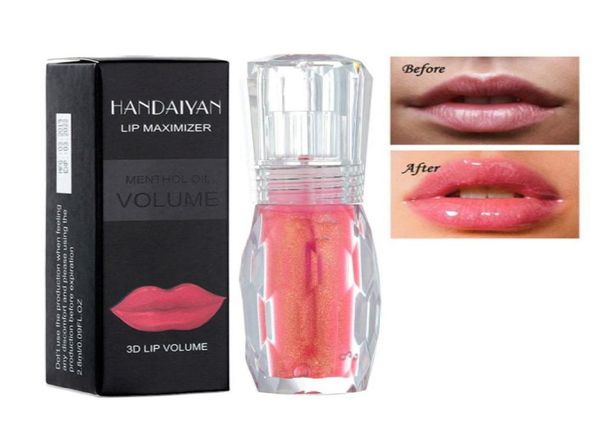 Brillant à lèvres à la menthe naturelle, brillant à lèvres 3D, maximiseur de Volume, hydratant, gelée de cristal, couleur, maquillage pour les lèvres HAIDAIYAN47480118
