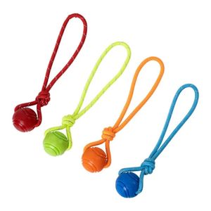 Natural non toxic Pet Dog Rubber Ball Dogs mâcher des jouets français Bulldog Pug Funny Toy Puppy Outdoor Play Training Ball