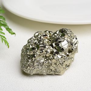 Natural Pyrite Crystal Cluster Irregular Stone Rock Mineral Sample Reiki Home Decoration Raw Crystals Mineral Decoratio