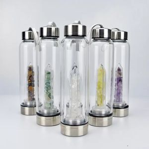 Natural Quartz Gem Glas Waterfles Direct Drinkwater Crystal Cup 8 Koffiedrank Levert Inventory Groothandel