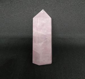 Natural Rose Quartz Crystal Wand Point Healing Natural Stones and Minerals for Christmas Gift 7926194