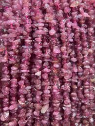 Natuurlijke kleine losse vrije vorm tuimelen onregelmatige chips kralen streng aquamarine morganiet toermalijn blauw roze edelsteen
