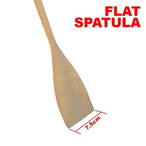 Spatule en bois massif naturel 45cm Jumbo Super Big Big Extra Handle Turner Kitter Gadget Ustenns Ustensile Wooden Cuisine Tools