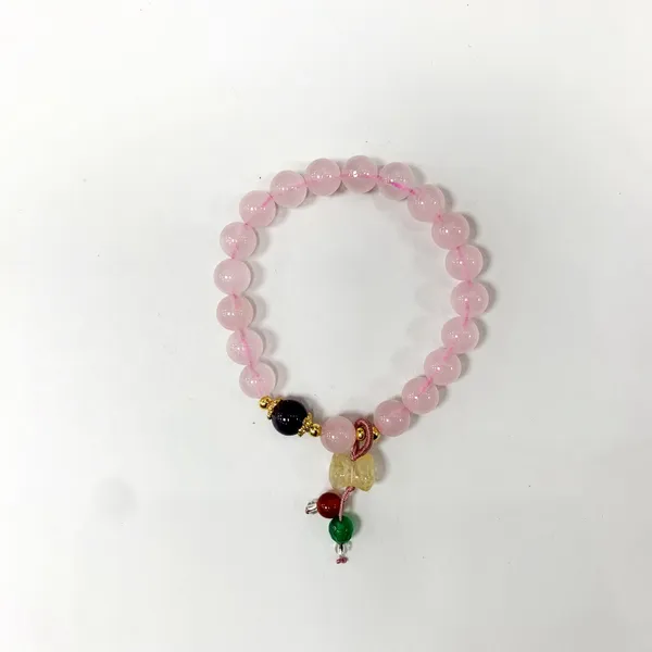 Bracelet de perle élastique à corde verte Green Mounte