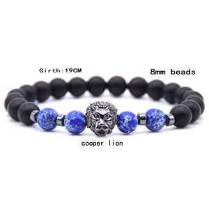 Strengen kralen armband voor mannen en vrouwen - 8mm tijgeroog verstelbare natuurlijke gesmolten rots essentiële olie angst aromatherapy sieraden cadeau