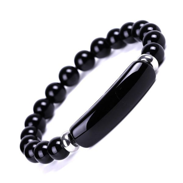 Bracelet en pierre naturelle oeil de tigre Agate perles de pierres précieuses femmes hommes brins bracelets de mode