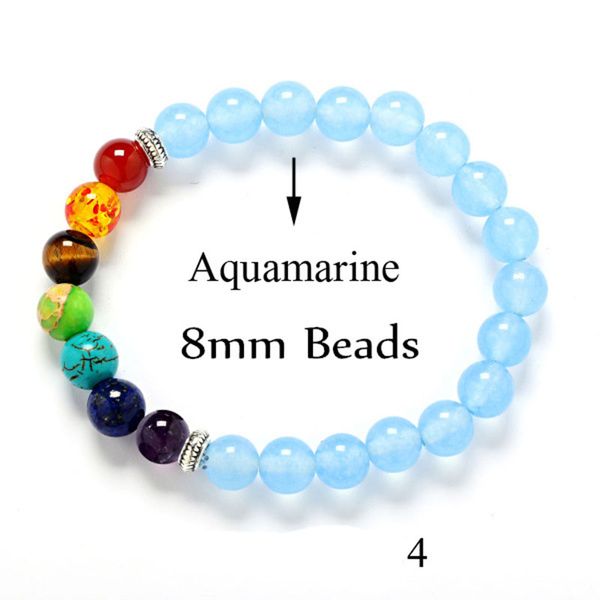 Brins de perles en pierre naturelle Bracelet Turquoise Oeil de tigre Agate rouge Améthyste Jaspe impérial Writs Bracelets Bijoux de mode pour hommes Femmes drop ship